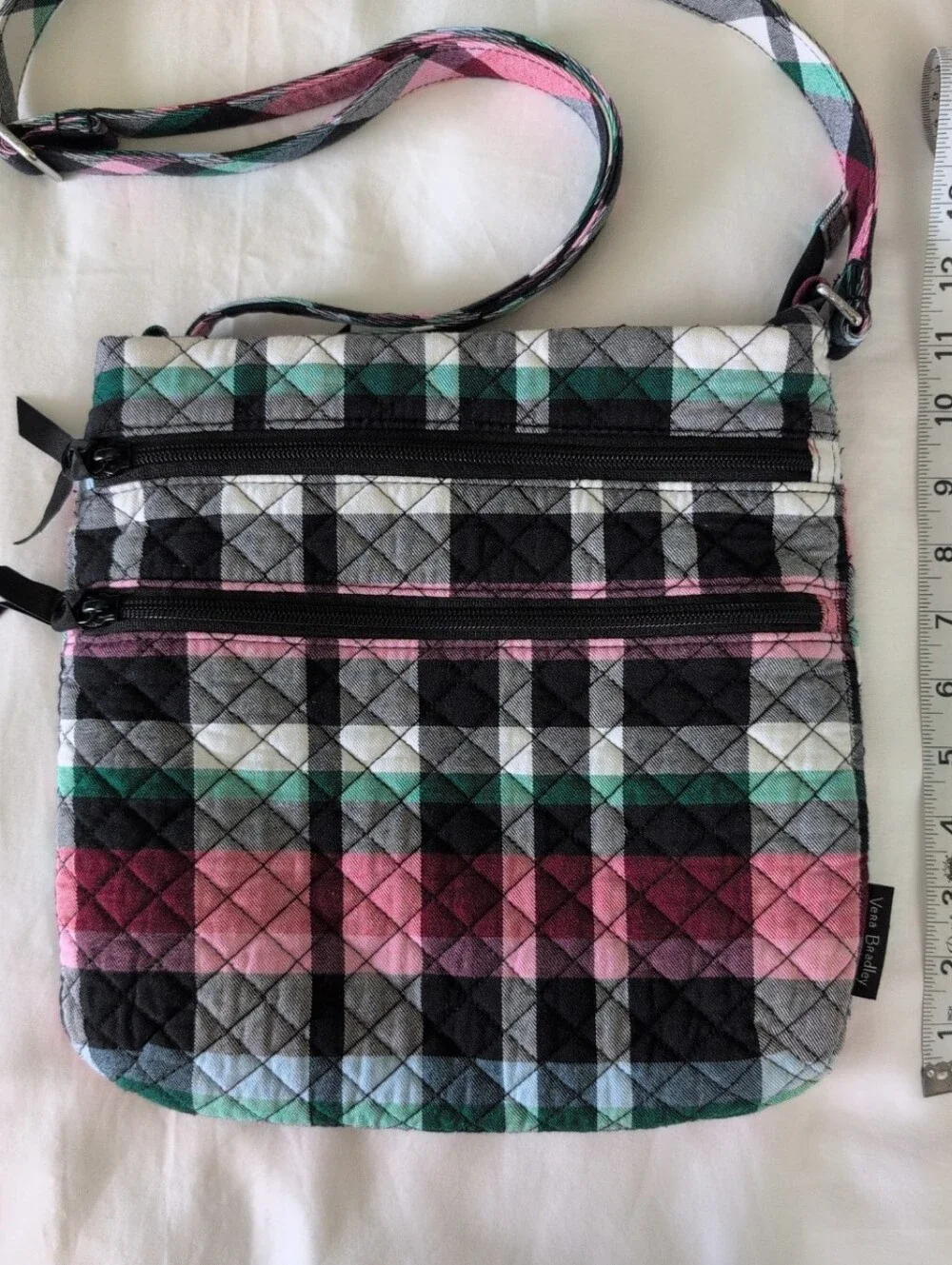 Vera Bradley Crossbody -- Plaid Print